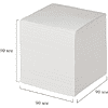 Бумага для заметок "Attache Economy", 90x90x90 мм, белый - 2