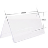 Бейдж настольный "Deli", 100x200 мм, прозрачный - 3