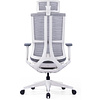 Кресло для руководителя SitZone E-303-001A-P1-WH сетка, серый - 5