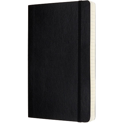 Блокнот "Classic Soft Expended Large", А5, 200 листов, линейка, черный - 2