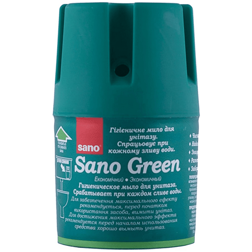Средство чистящее для туалета "SANO Green", 0.15 кг