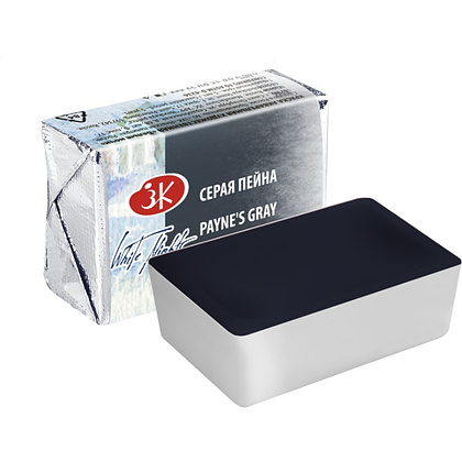 Краски акварельные "Белые ночи", 812 серая пейна, кювета