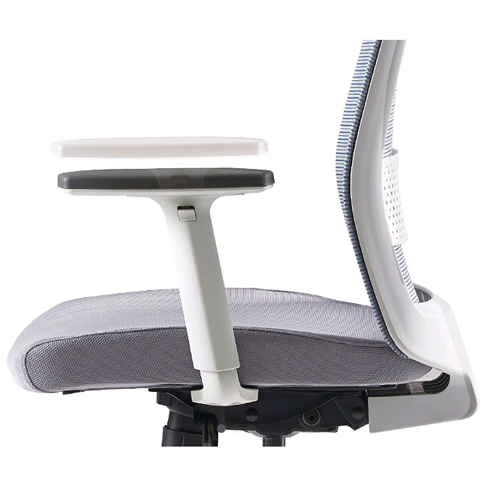 Кресло для руководителя BESTUHL "S30", сетка, ткань, пластик, черный - 8