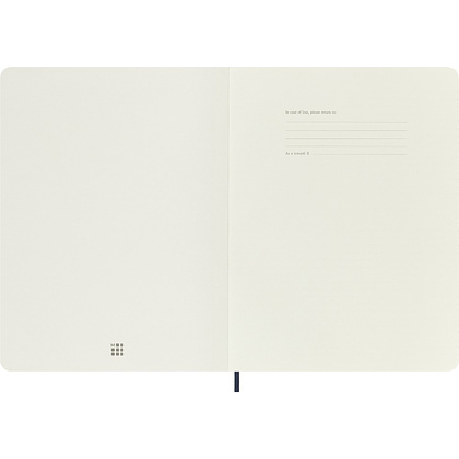 Блокнот "Classic Soft Xlarge", А4-, 96 листов, линейка, синий сапфир  - 2