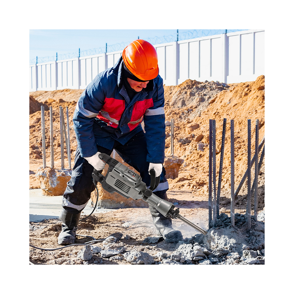 Молоток отбойный Deli RS DE-DG15-2E 1800 Вт, 65 Дж, 2100 уд/мин, кейс - 5