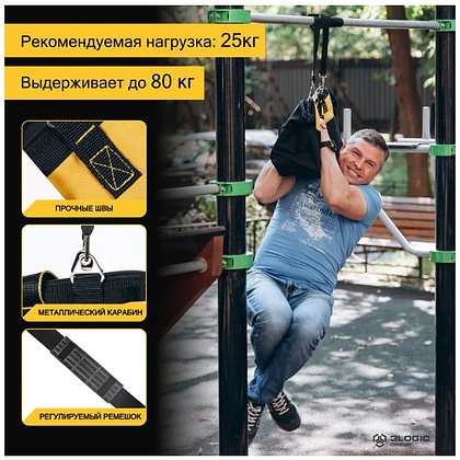 Сумка для инструментов Deli YS EDL430117, 400х200х270 мм, ткань Oxford, черный, желтый - 8