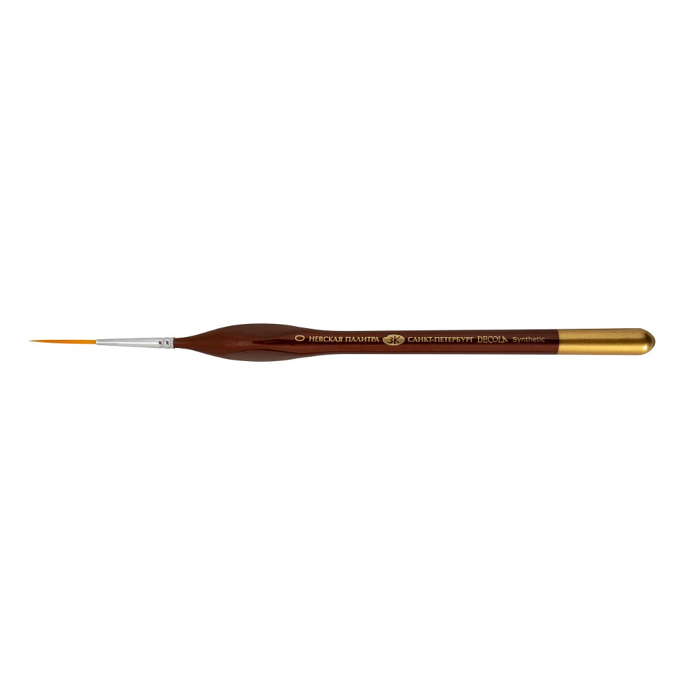 Кисть "Decola", синтетика, лайнер, на треугольной ручке, №0