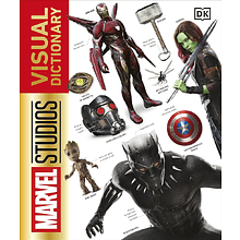 Книга на английском языке "Marvel The Visual Dictionary"