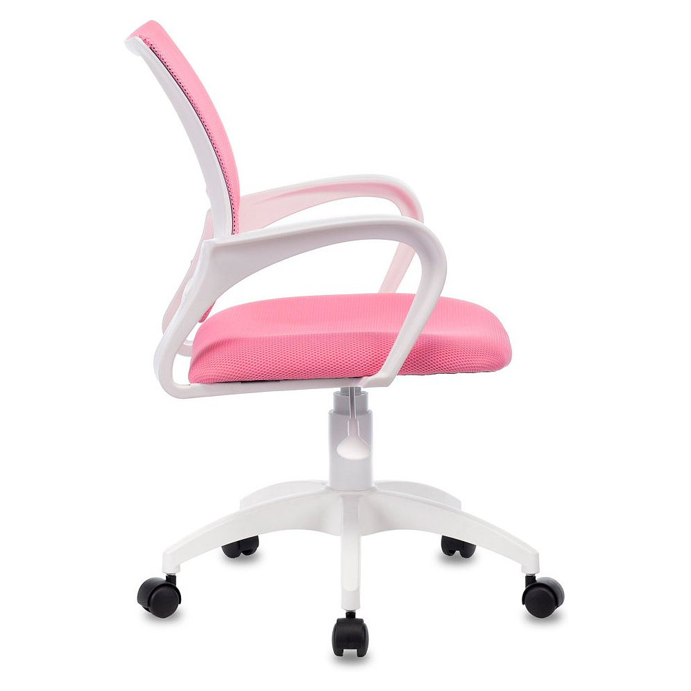 Кресло Бюрократ "CH-W695NLT", пластик, ткань, розовый TW-06A TW-13A - 2