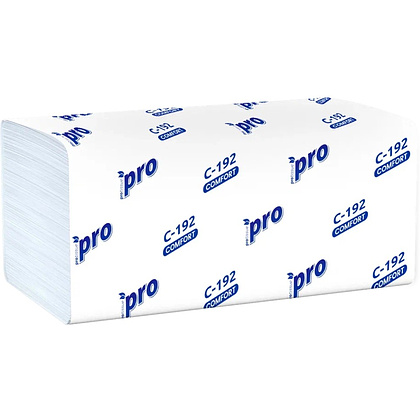 Полотенца бумажные  PROtissue V - сложение 200 листов, 2 слоя, 100% целлюлоза - 2