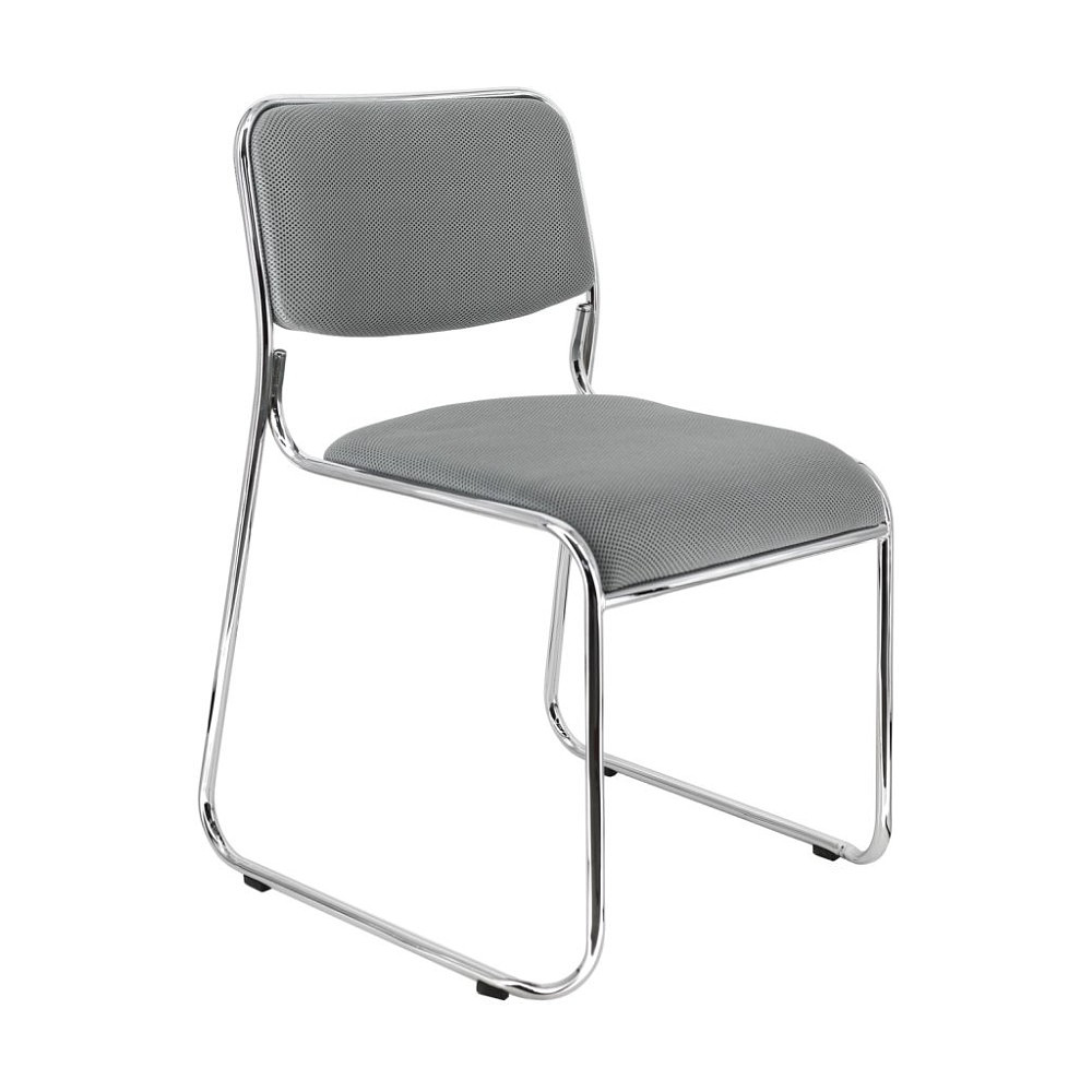 Стул для посетителей EVERPROF "Fix", ткань, металл, темно-серый