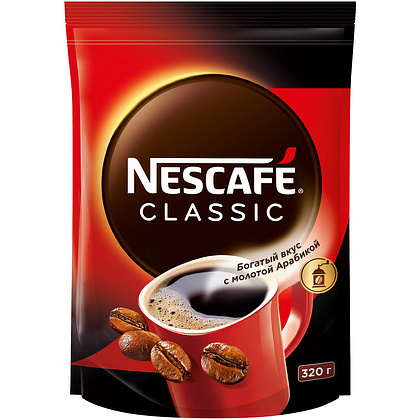 Кофе "Nescafe Classic", растворимый, 320 г