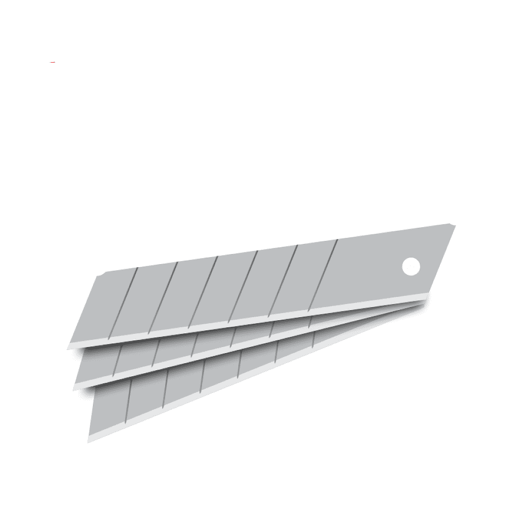 Лезвие для большого ножа Miles "B254-10", 25 мм, 10 шт.