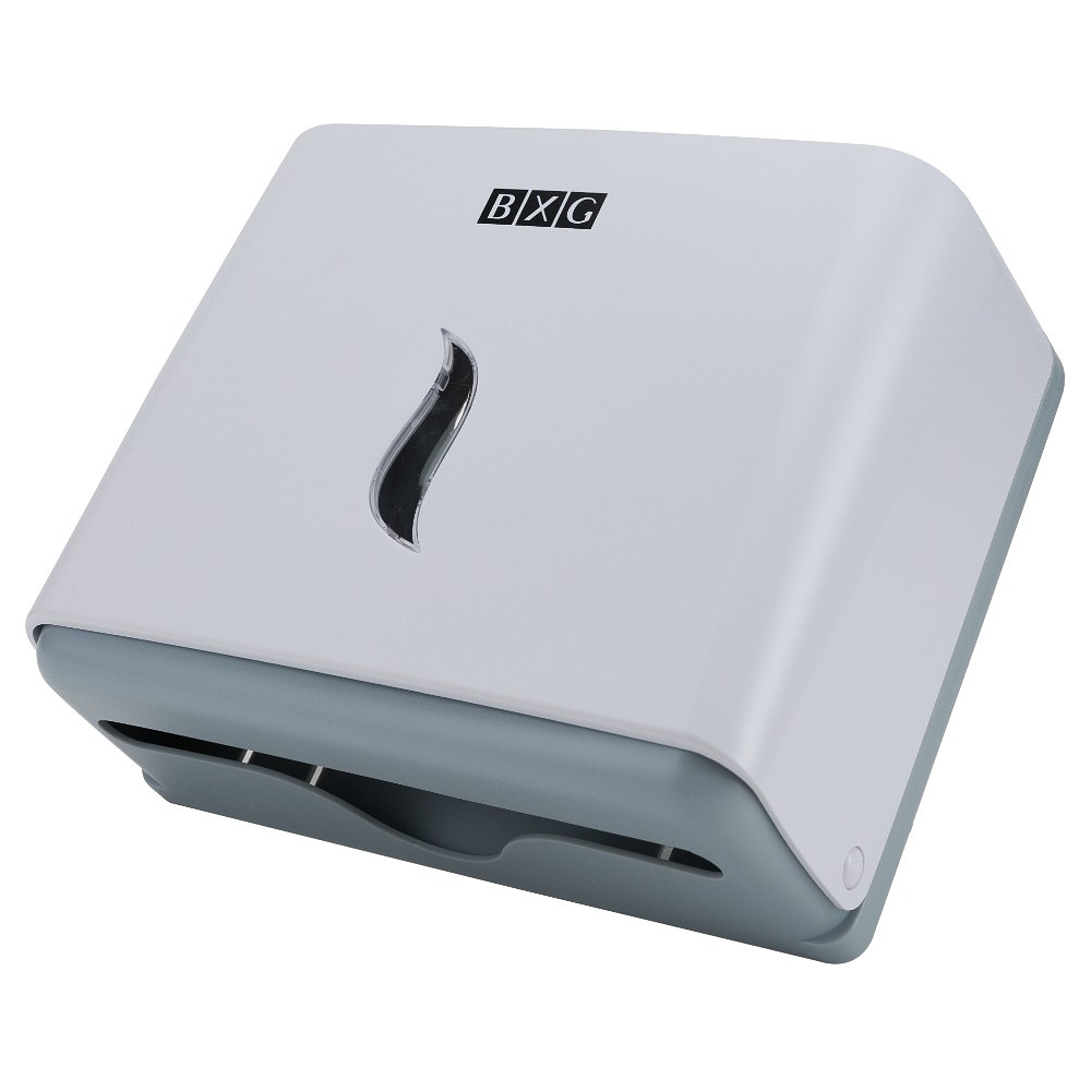 Диспенсер для полотенец листовых BXG-PD-8025, пластик, белый - 4