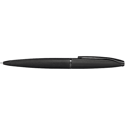 Ручка шариковая автоматическая "Cross ATX Brushed Black", 0.7 мм, черный, стерж. черный - 4