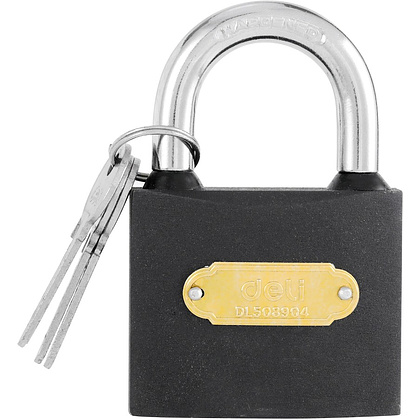 Замок навесной "Deli 508904", 63 мм