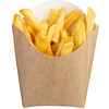 Контейнер бумажный для картофеля фри, 83x54x100 мм, 400 шт/упак, крафт - 5