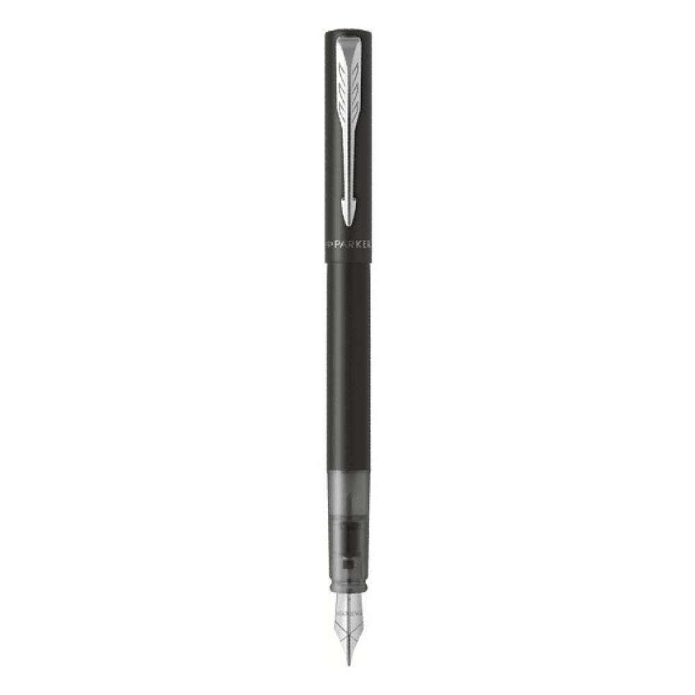 Ручка перьевая Parker "Vector XL" F21, М, черный, патрон синий - 2