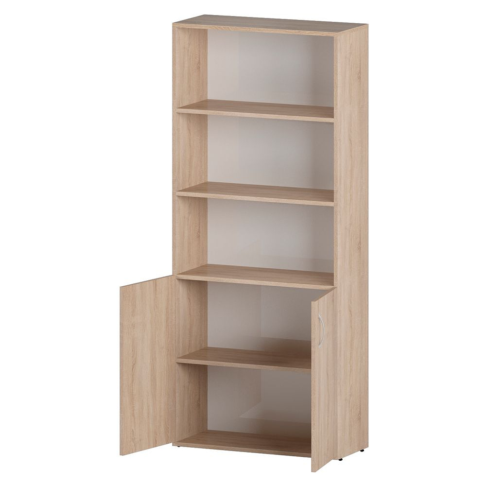 Коллекция Столица шкаф для документов С-215.522, 800х355х1880 мм, дуб сонома