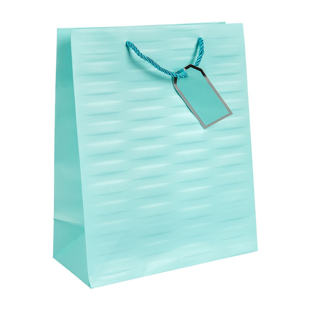 Пакет подарочный бумажный "Тиснение", ассорти - 3