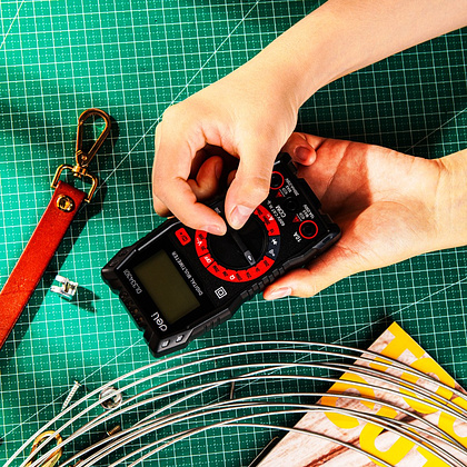 Мультиметр цифровой Deli RS EDL334301, 600В, универсальный, черный - 9