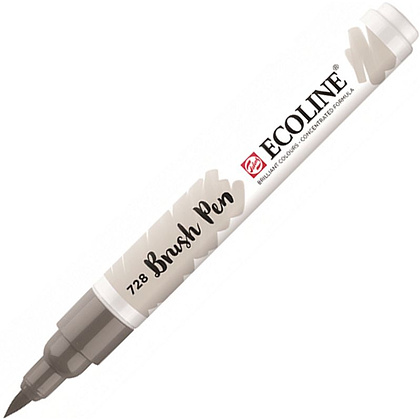 Маркер акварельный "Ecoline", 728 теплый серый светлый