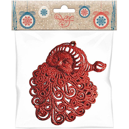 Украшение новогоднее "Санта красный", красный - 2