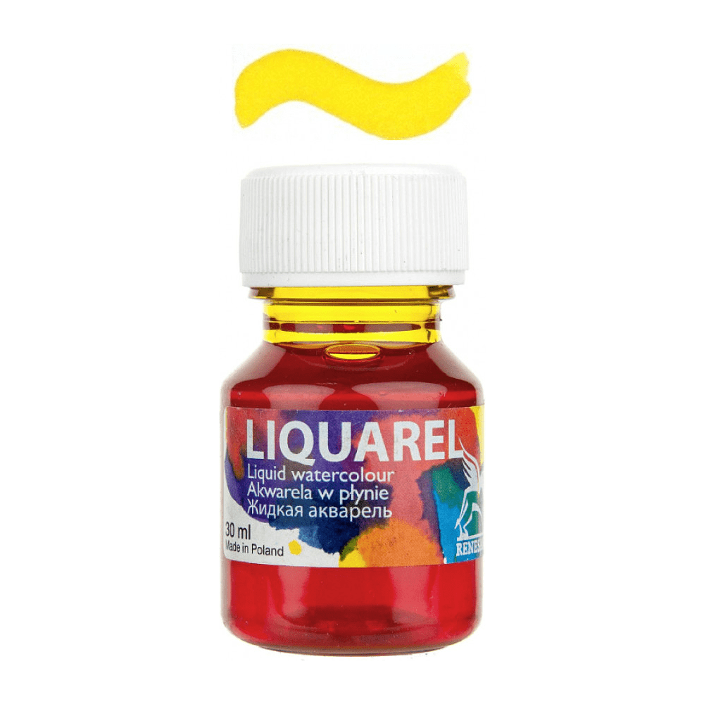 Акварель жидкая "Liquarel", 110 светлый жёлтый, 30 мл