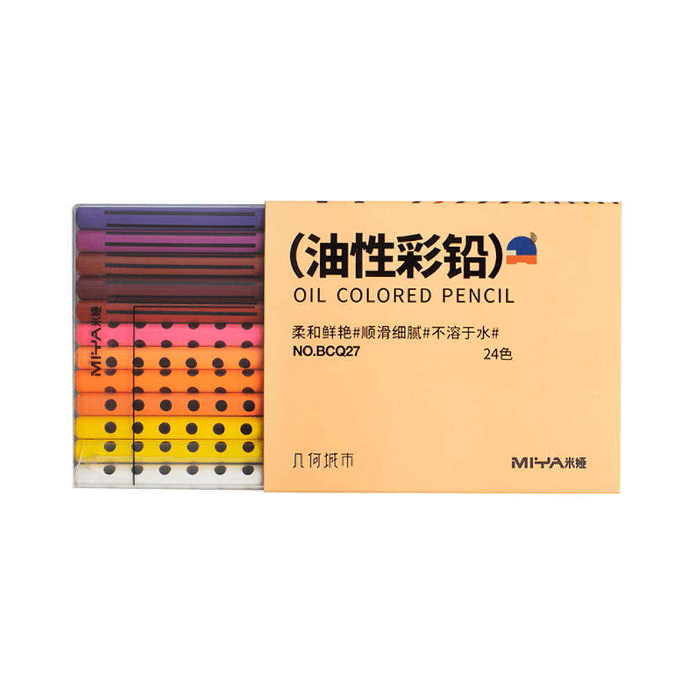 Цветные карандаши "Himi. Geometry city", 24 цвета - 5