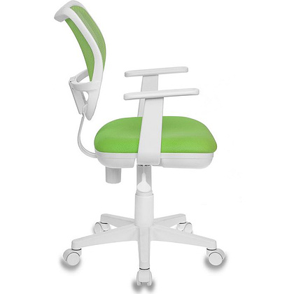 Кресло "Бюрократ CH-W797", сетчатая ткань, пластик, салатовый - 2