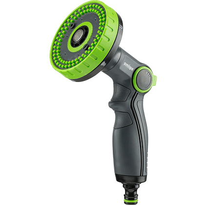 Пистолет-распылитель Amigo Grande 79401, 2/4", 6 фунций, пластик, серый, зеленый