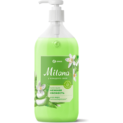 Крем-мыло "Milana", 1 л, алоэ вера