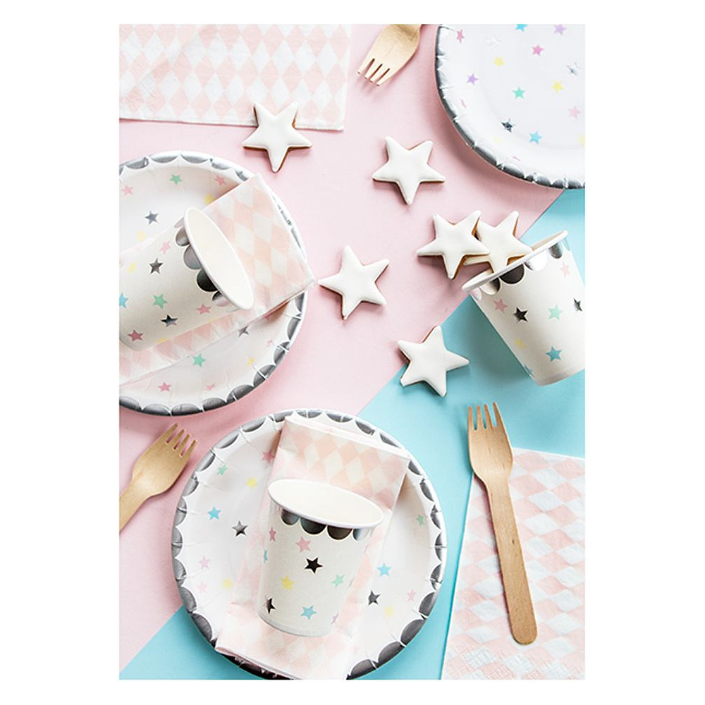 Тарелка бумажная "Единорог", 18 см, 6 шт - 2