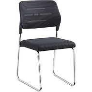 Кресло д/посетителей SitUp SKY Chrome сетка, черный