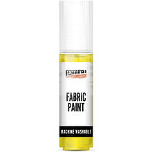 Краски для текстиля "Pentart Fabric paint", желтый, банка