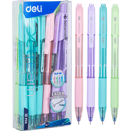 Ручка шариковая автоматическая "Extra", 0.7 мм, ассорти, стерж. синий - 2