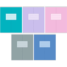 Тетрадь "Shades", А5, 12 листов, клетка, ассорти