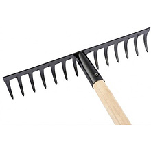 Грабли металлические с прямыми зубьями "ГП-14" с черенком