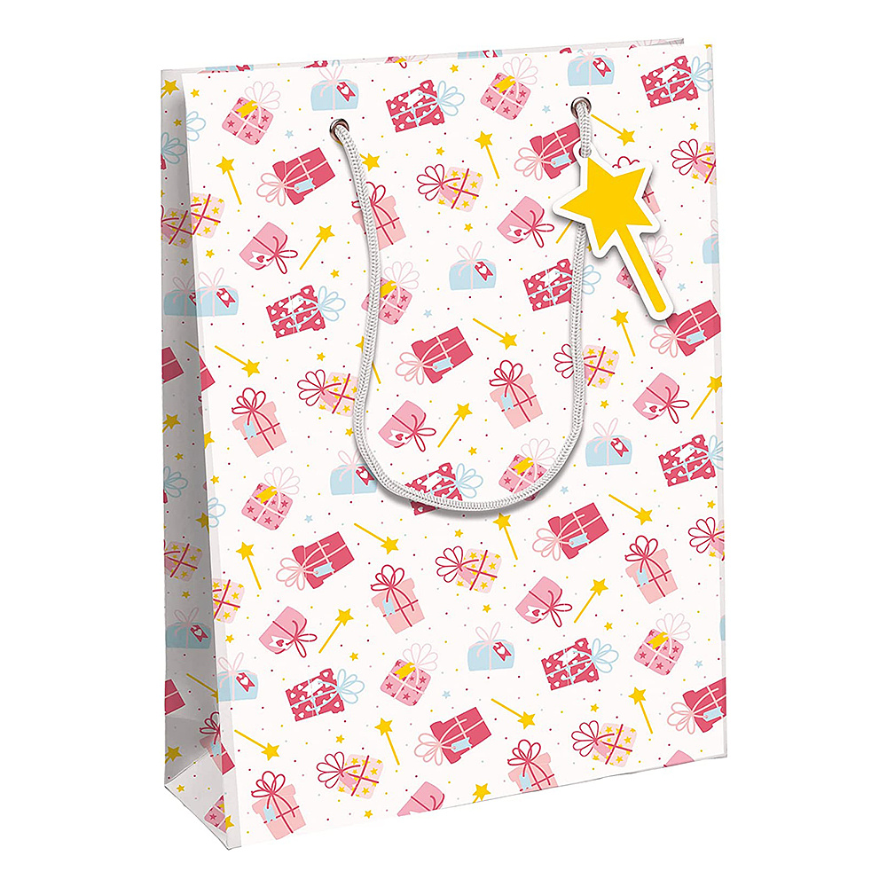 Пакет бумажный подарочный "Excellia. Magic", 26.5x14x33 см
