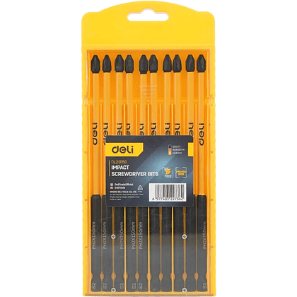 Бита Deli YS EDL251150, ударная, 10 шт., PH2 x 150 мм - 11