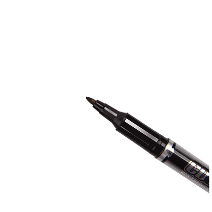 Маркер перманентный "Open x-130", двусторонний, черный - 3