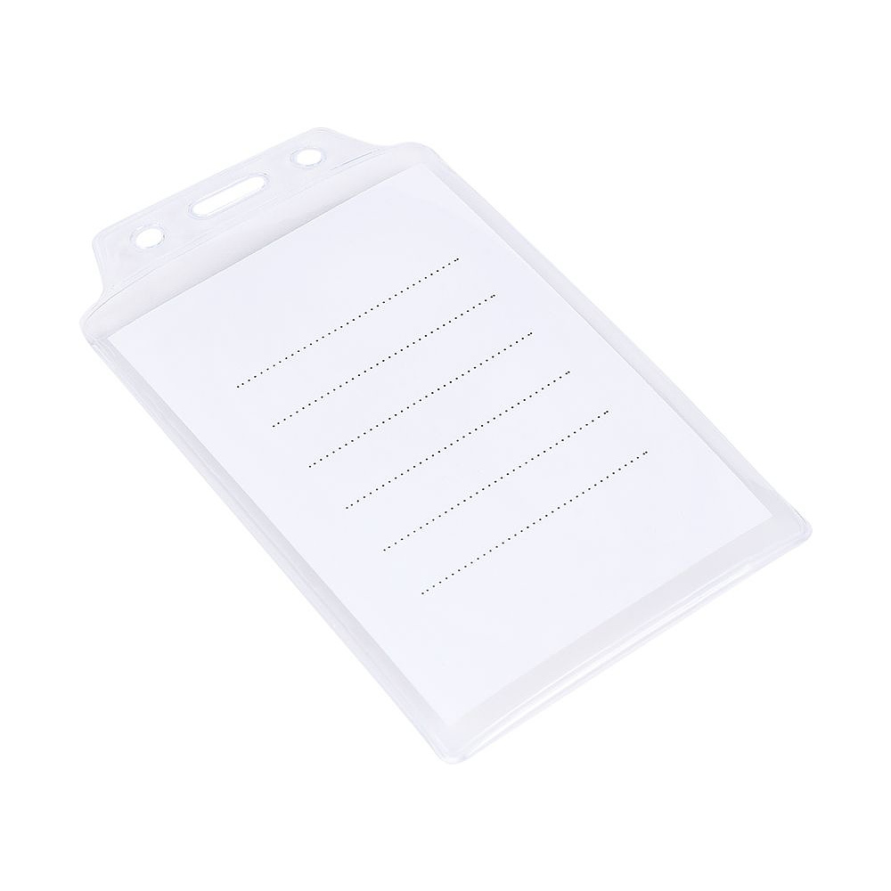 Бейдж-карман, 92x59 мм, прозрачный