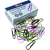 Скрепки цветные треугольные "Бугинком", 25 мм, 100 шт, ассорти - 2