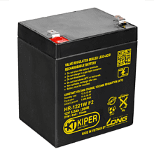 Аккумуляторная батарея Kiper HR-1221W F2, 12 В, 5.5 Ач