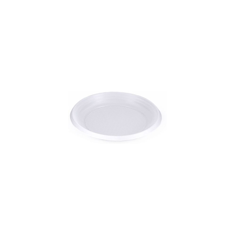 Тарелка десертная одноразовая, 100 шт, белый