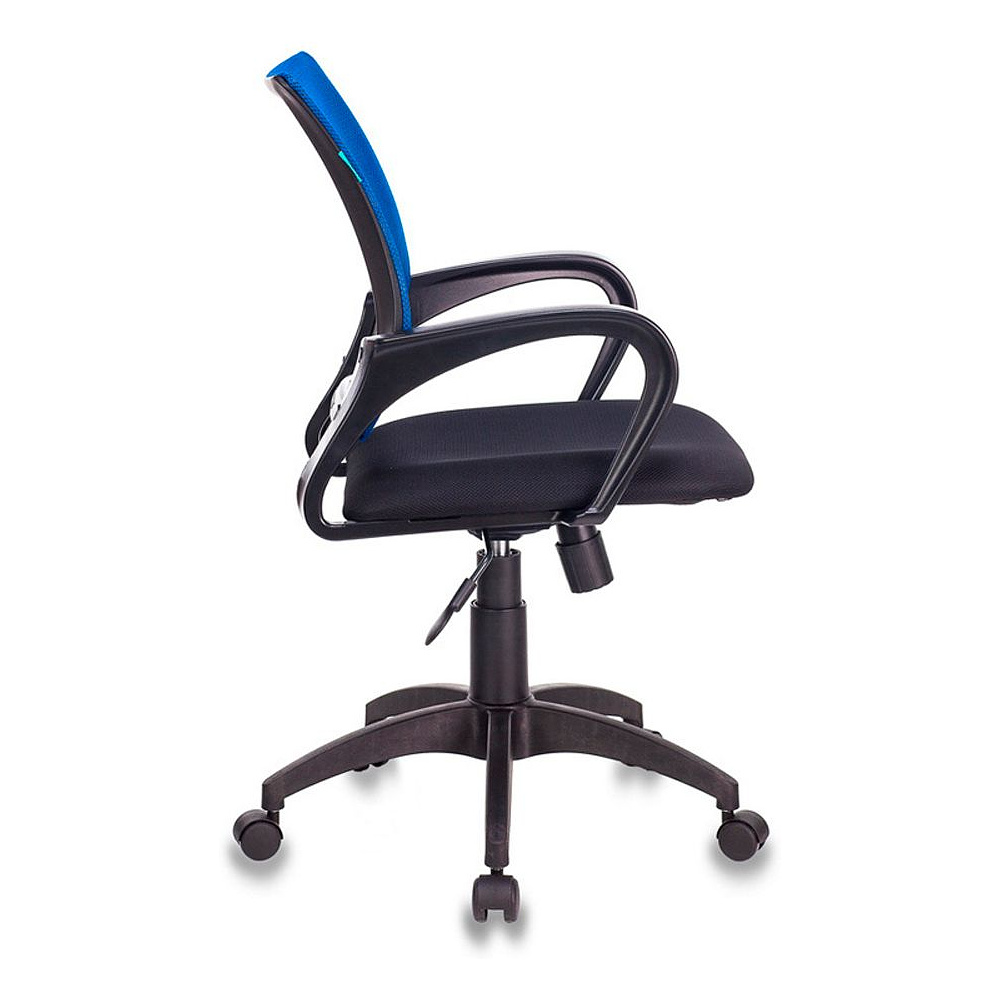 Кресло для персонала Бюрократ "CH-695N/BLACK", ткань, пластик, синий - 4