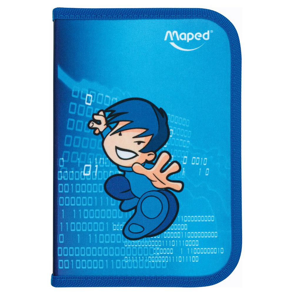 Пенал Maped "Karate", 1 отделение, с наполнением