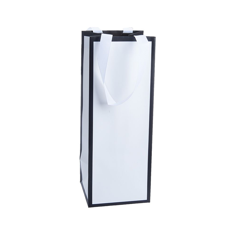 Пакет бумажный подарочный "Для вина", 12.7x33x11.3 см, ассорти