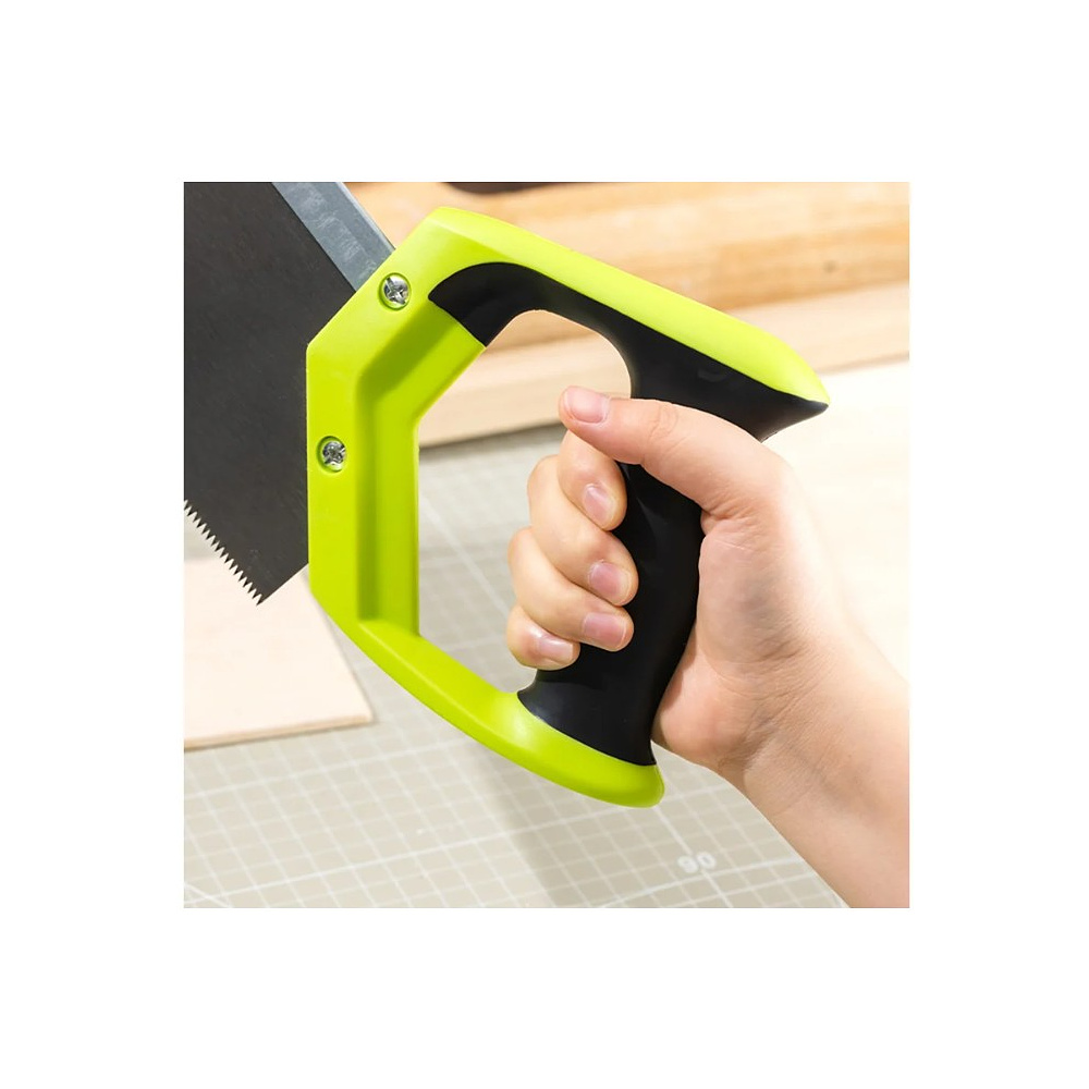 Стусло с ножовкой Deli GS EDL580900, 22.5°/45°/90°, 13 TPI, 300 мм, черный, зеленый - 17