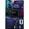 Кресло игровое Бюрократ "Zombie GAME RGB", экокожа, ткань, пластик, черный - 14